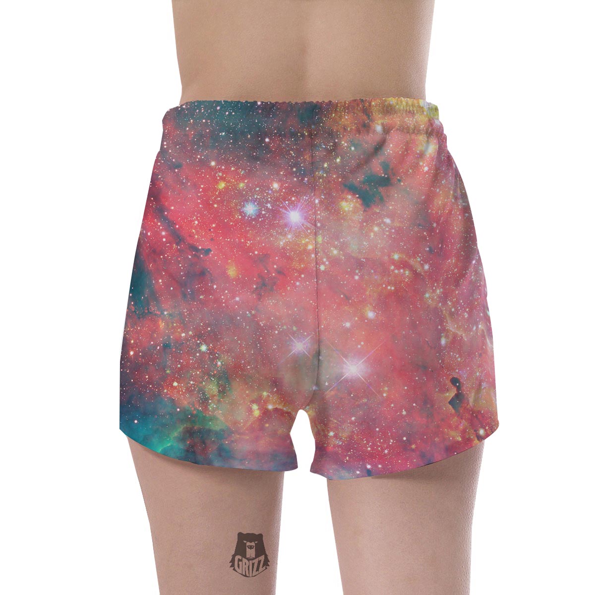 Red Cloud Galaxy Space Women's Shorts-grizzshop