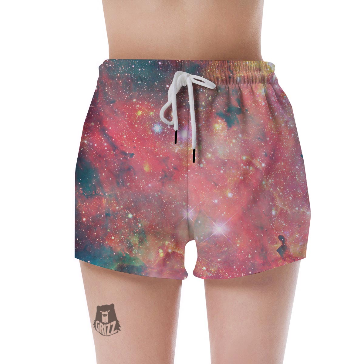 Red Cloud Galaxy Space Women's Shorts-grizzshop