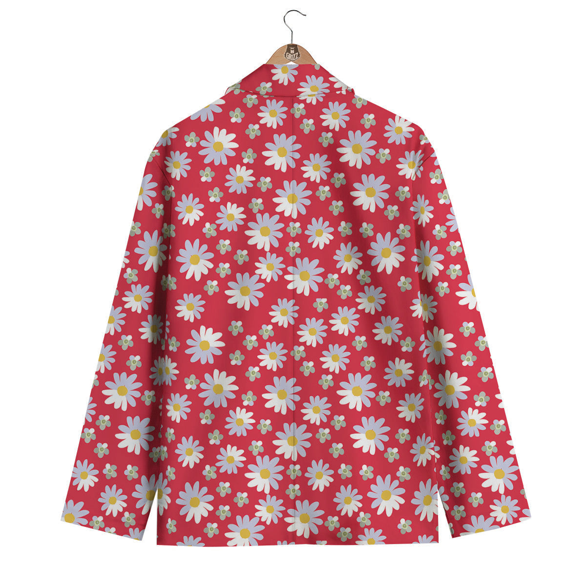 Red Daisy Men's Blazer-grizzshop
