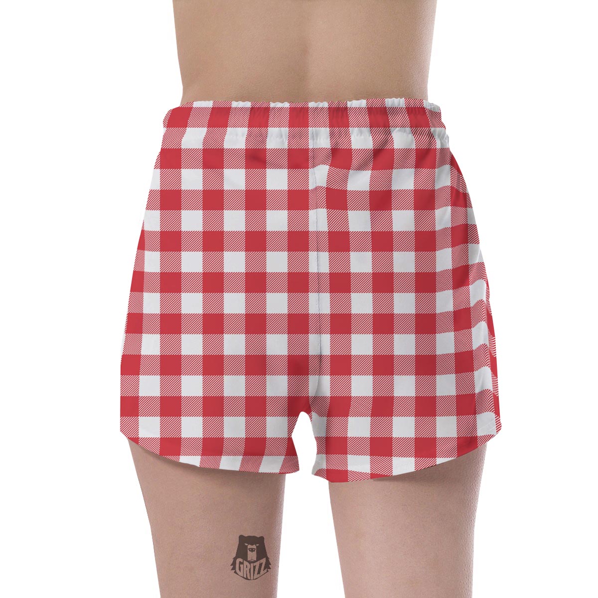Red Lumberjack Women's Shorts-grizzshop
