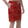 Red Oriental Chinese Dragon Men's Shorts-grizzshop