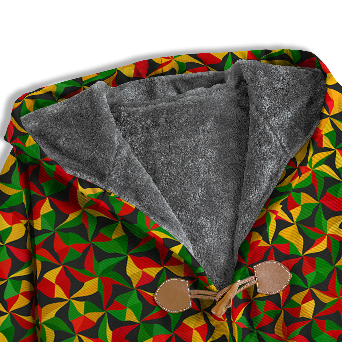 Reggae Abstract Geometric Print Pattern Men's Windbreaker Jacket-grizzshop