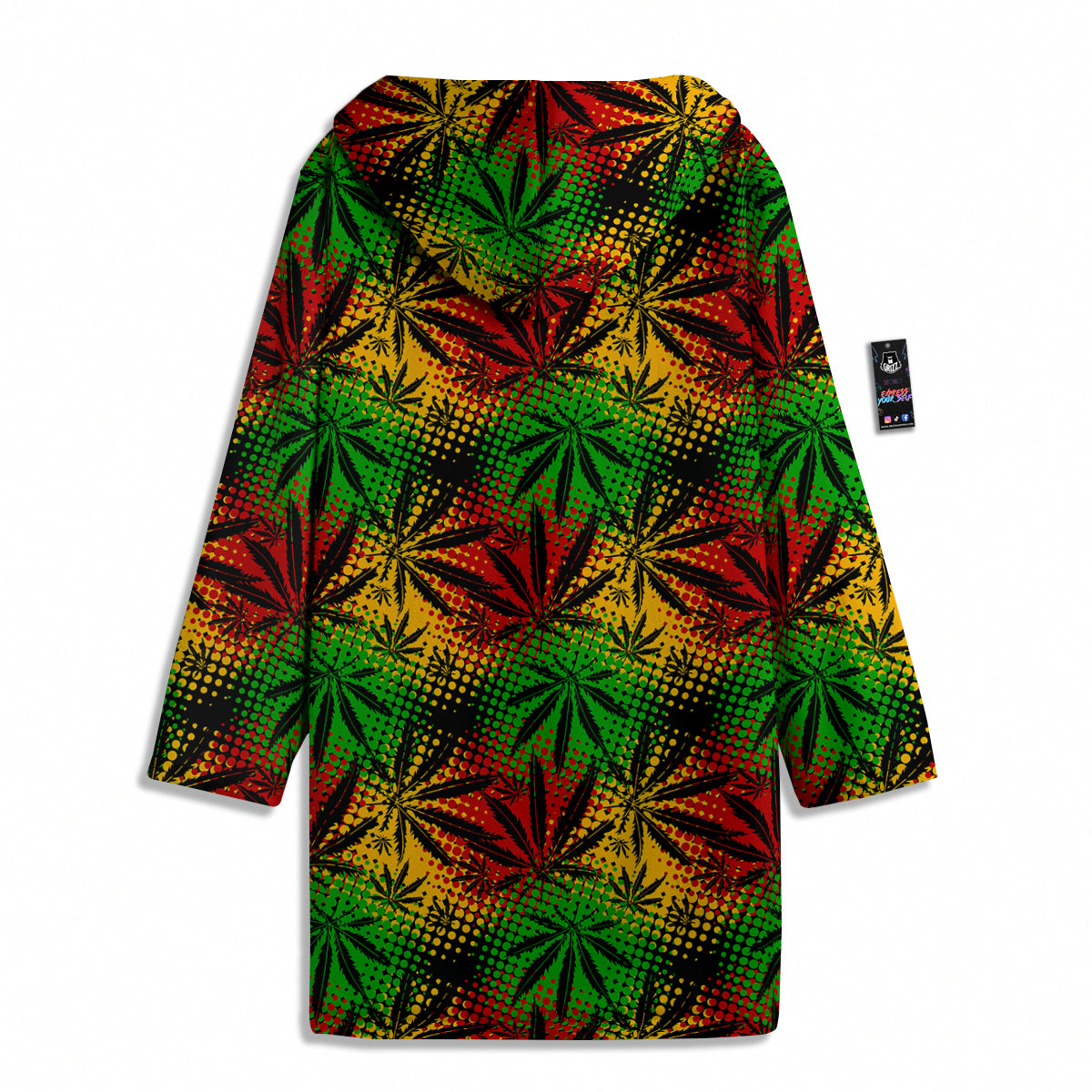 Reggae Abstract Print Pattern Men's Windbreaker Jacket-grizzshop
