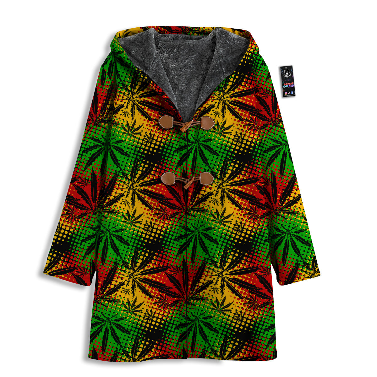 Reggae Abstract Print Pattern Men's Windbreaker Jacket-grizzshop