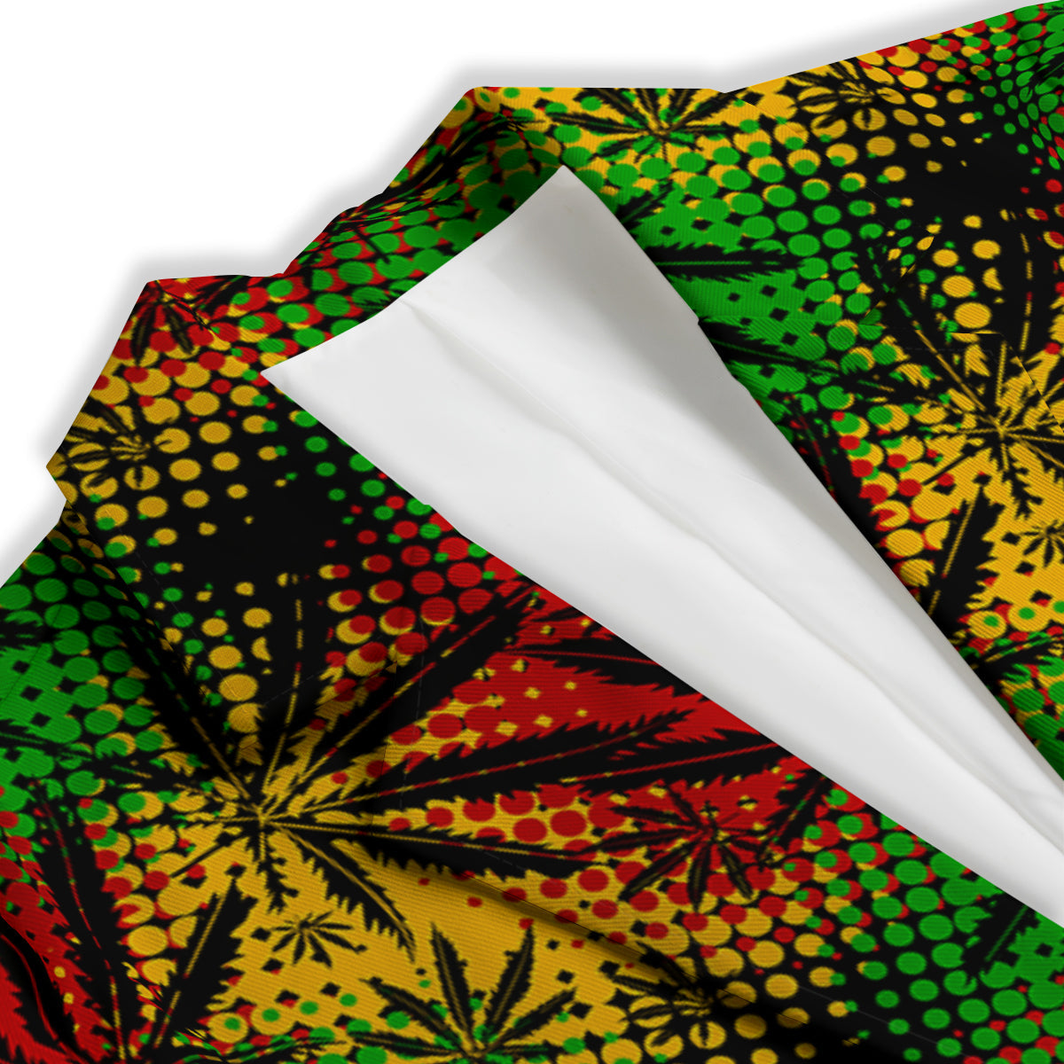 Reggae Abstract Print Pattern Women's Blazer-grizzshop