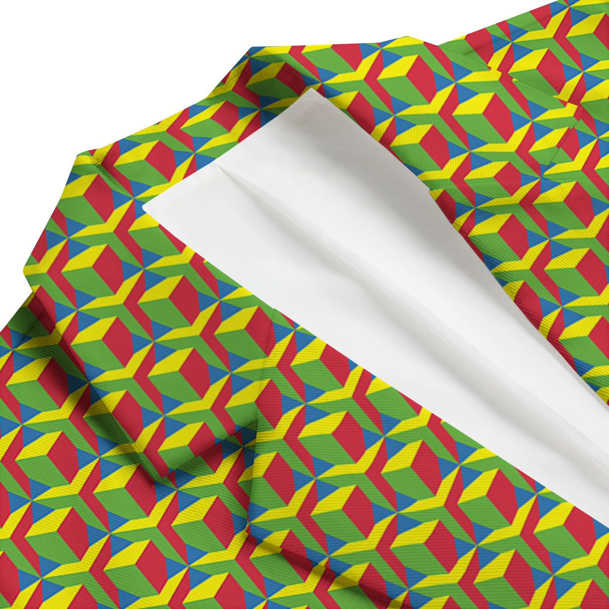 Reggae Geometric Print Pattern Men's Blazer-grizzshop