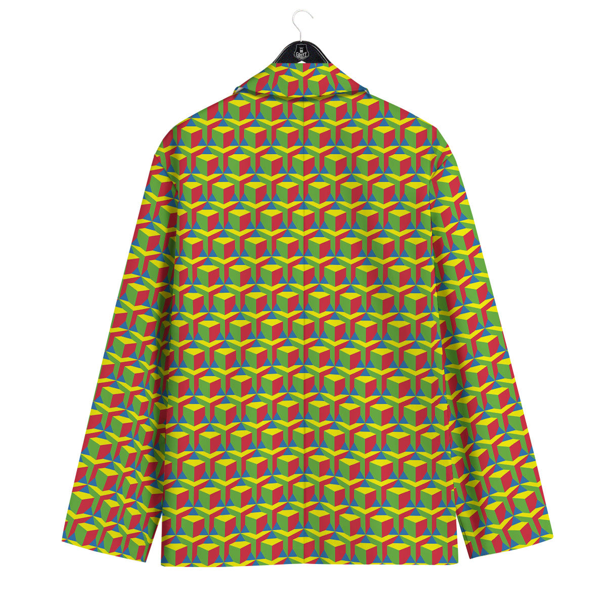 Reggae Geometric Print Pattern Men's Sport Coat-grizzshop