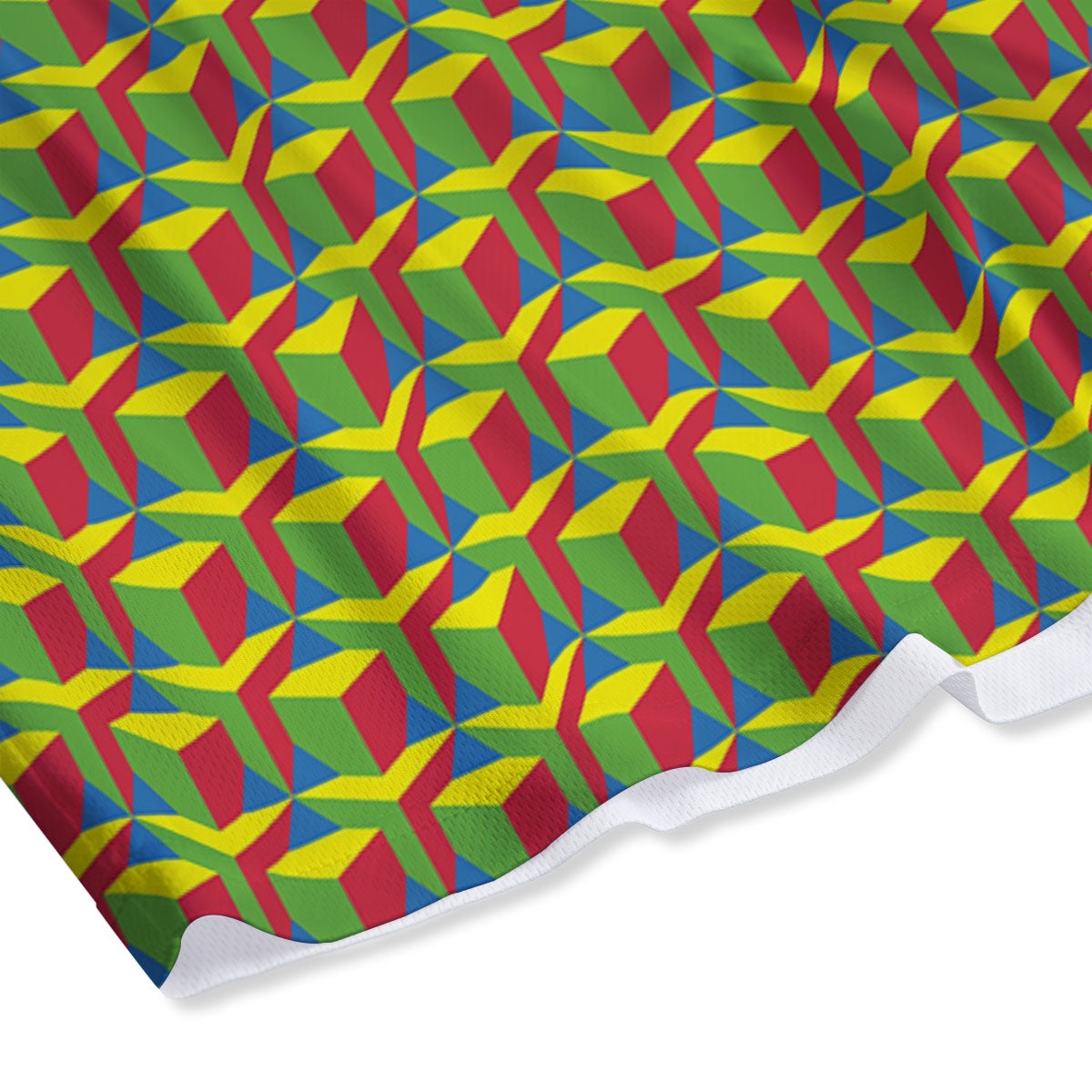 Reggae Geometric Print Pattern Mesh Shorts-grizzshop