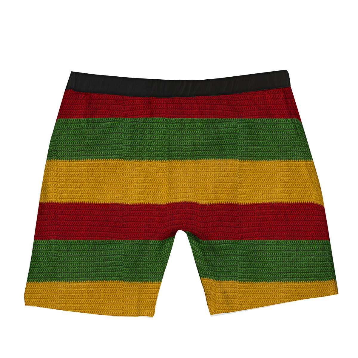 Reggae Knitted Print Pattern Boxer Briefs-grizzshop