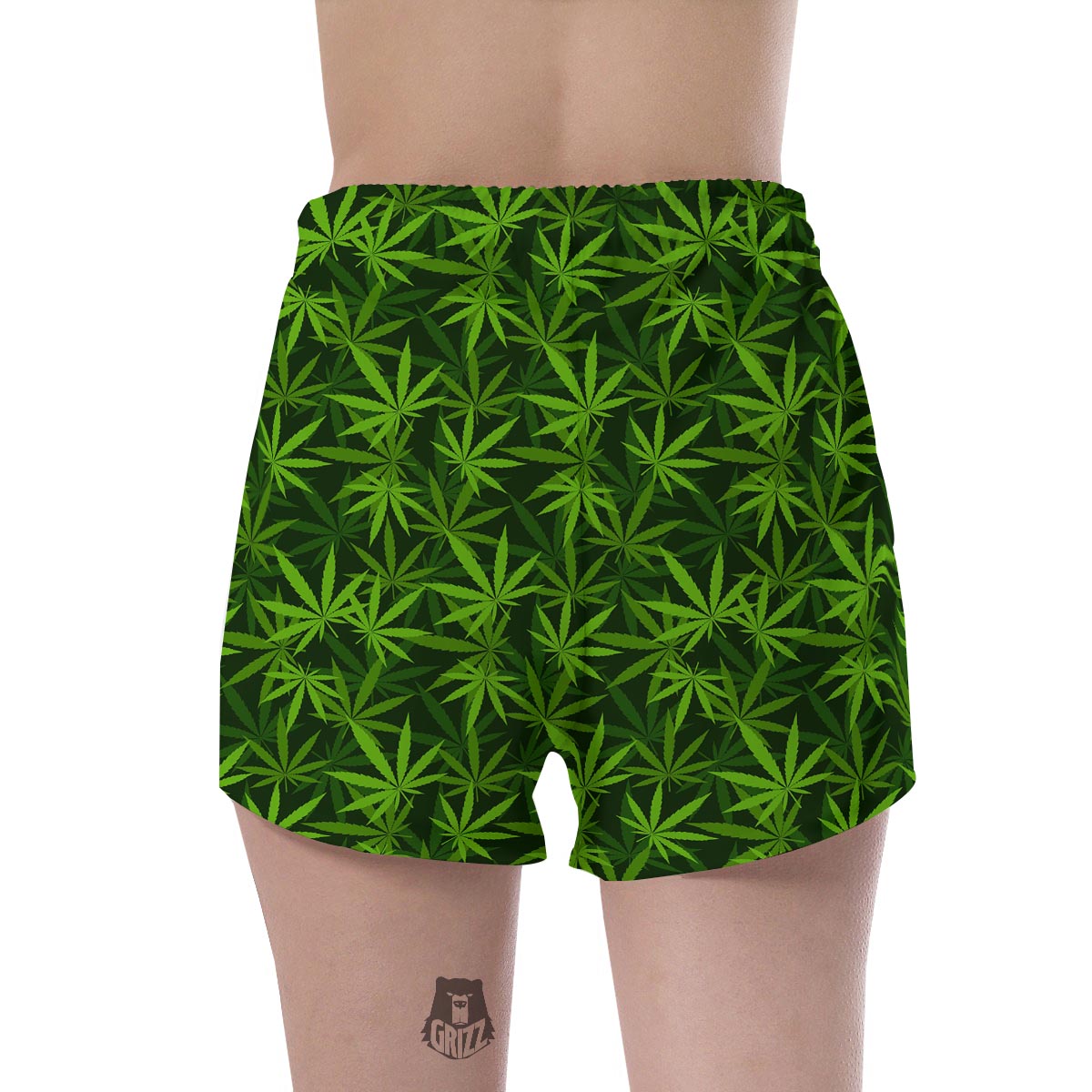 Reggae Leaf Rasta Women's Shorts-grizzshop