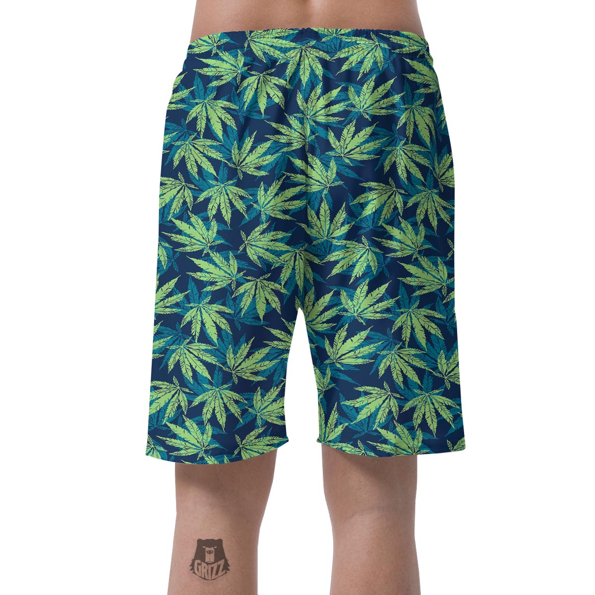 Reggae Leaf Tropical Men's Shorts-grizzshop