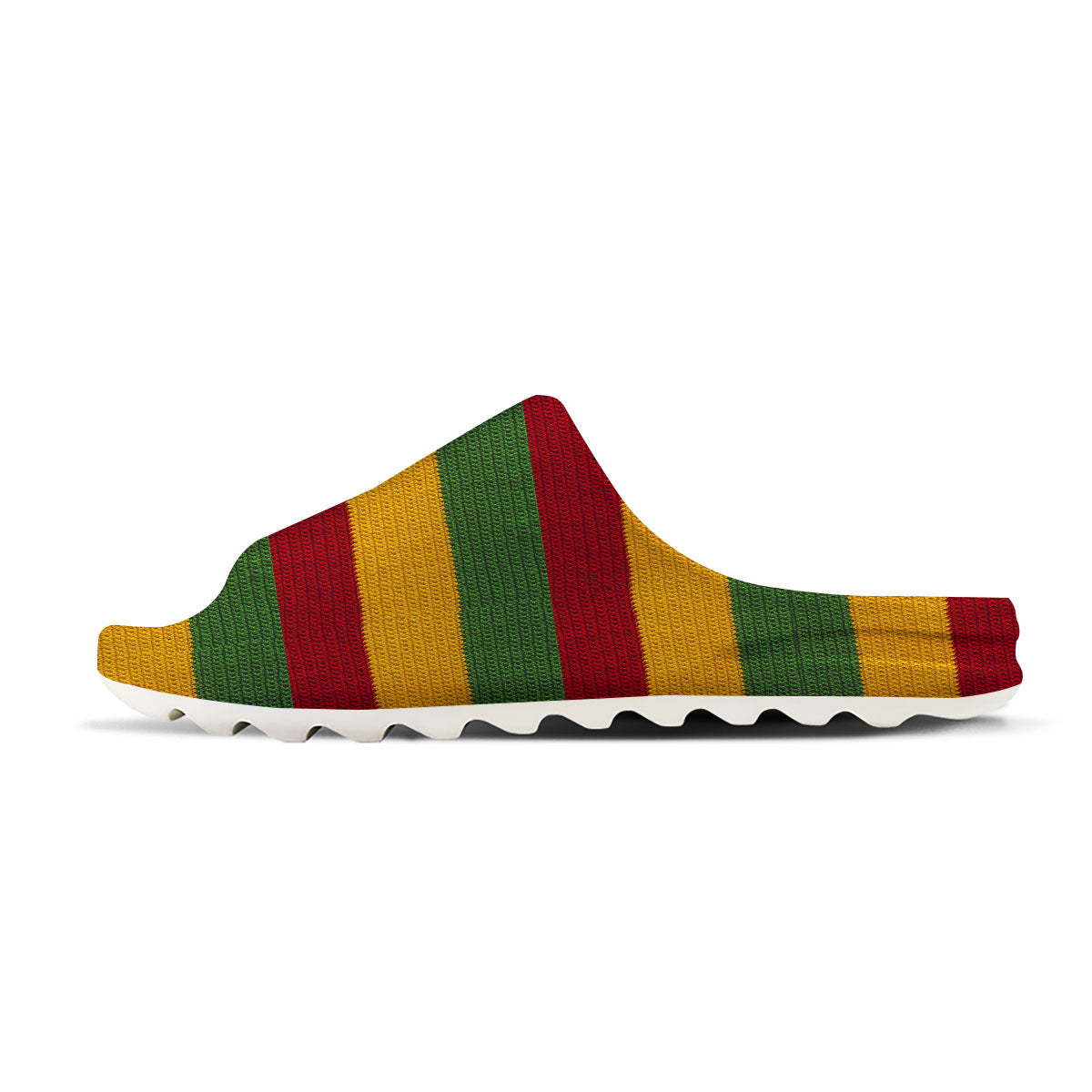 Reggae Knitted Print Pattern Sandals-grizzshop