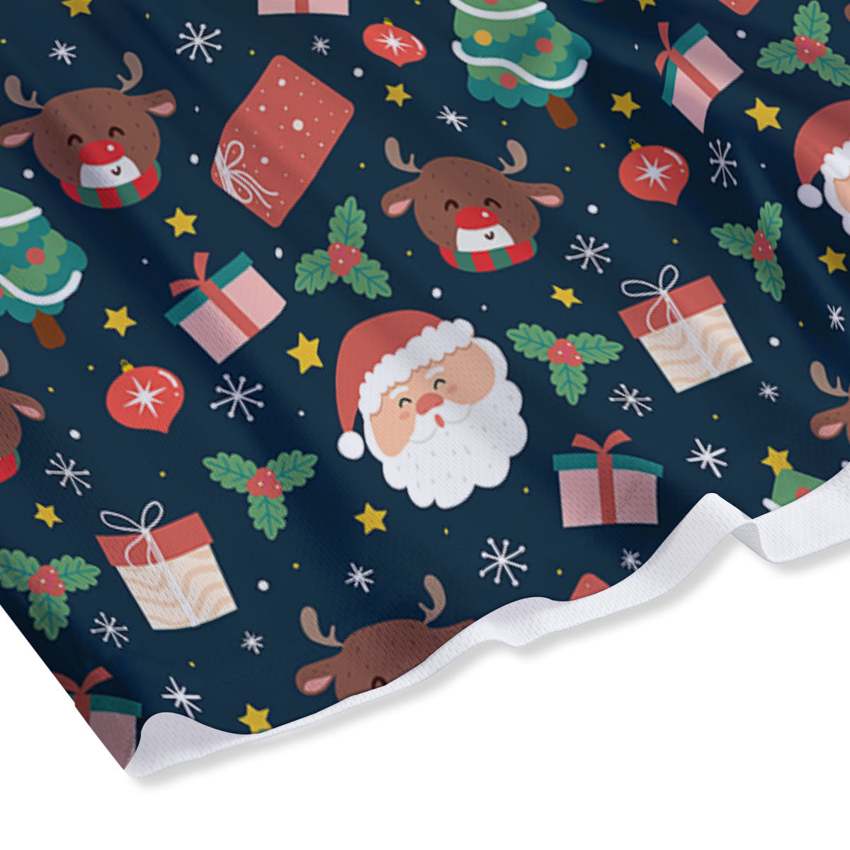 Portrait Fox Print Mesh Shorts