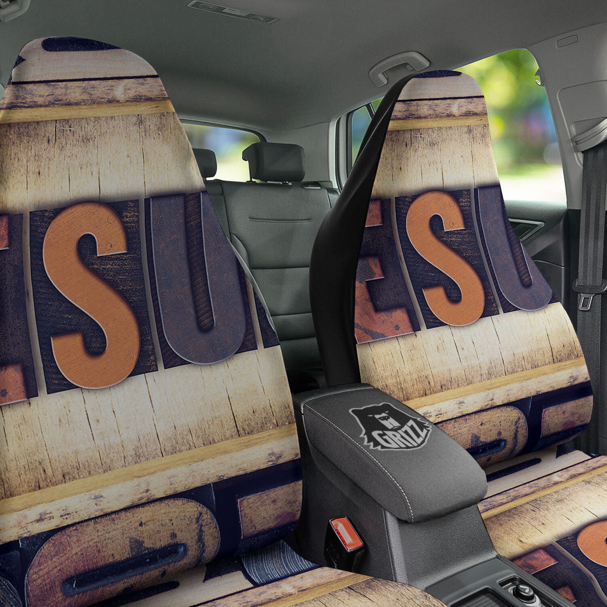 Religious Jesus Words Print Car Seat Covers-grizzshop