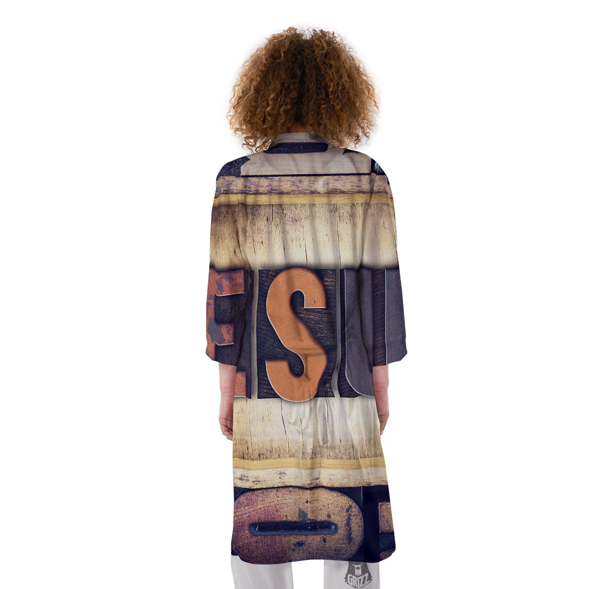 Religious Jesus Words Print Kimono-grizzshop