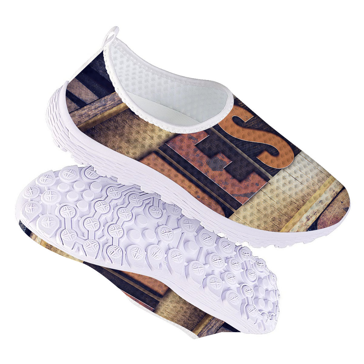 Religious Jesus Words Print Nurse Shoes-grizzshop