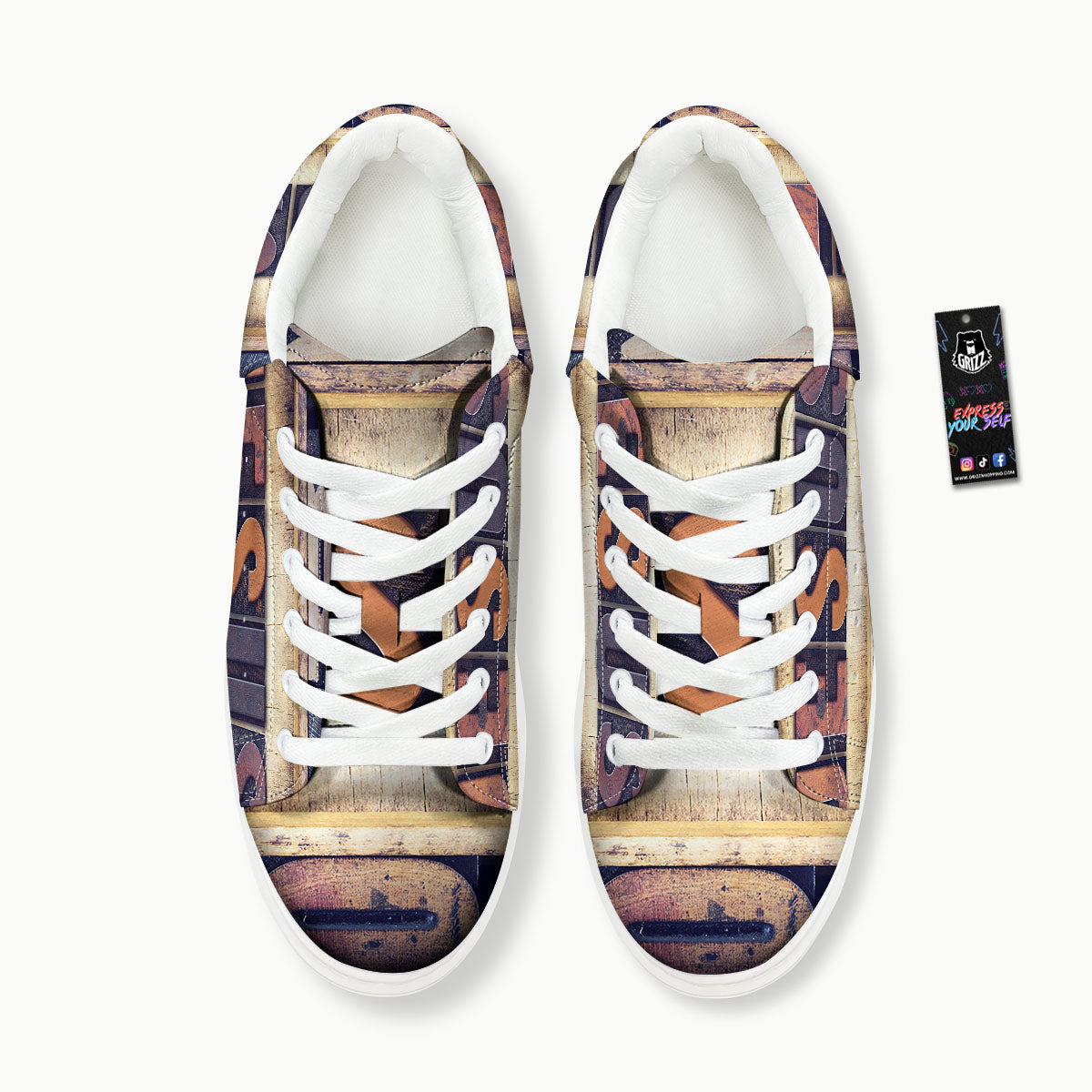 Religious Jesus Words Print Platform Shoes-grizzshop