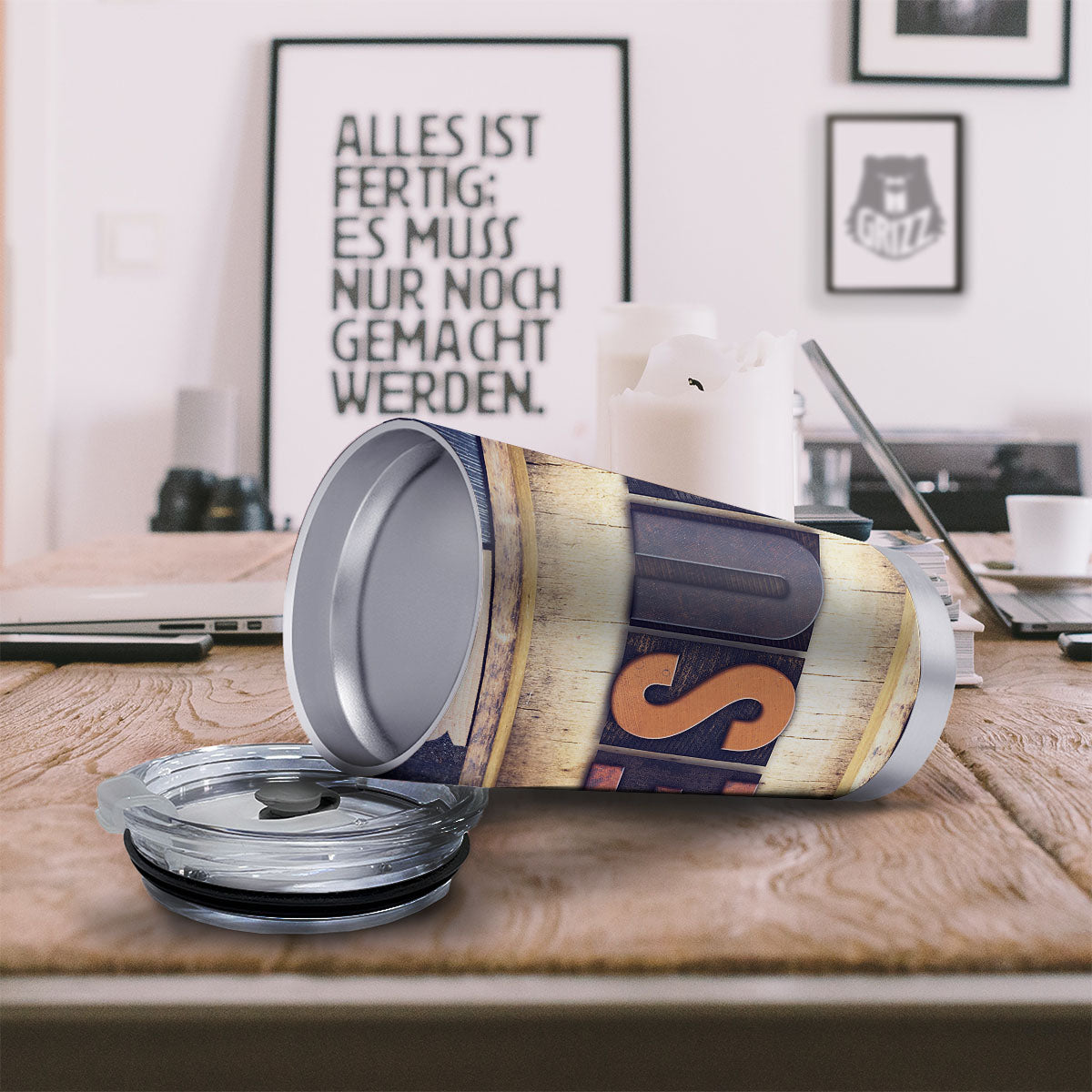 Religious Jesus Words Print Tumbler-grizzshop