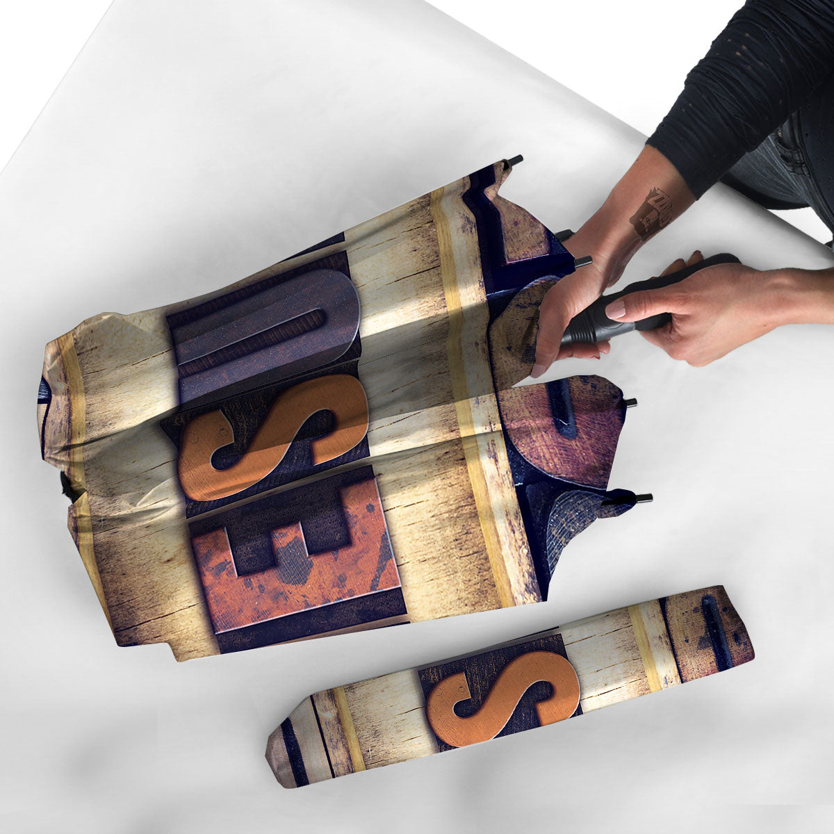 Religious Jesus Words Print Umbrella-grizzshop