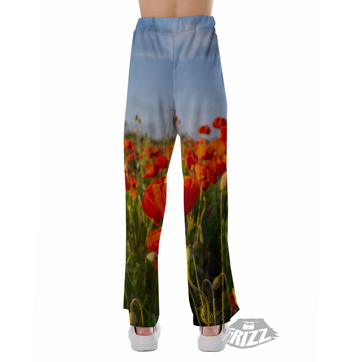 Remembrance Poppy Day Print Pajama Pants-grizzshop