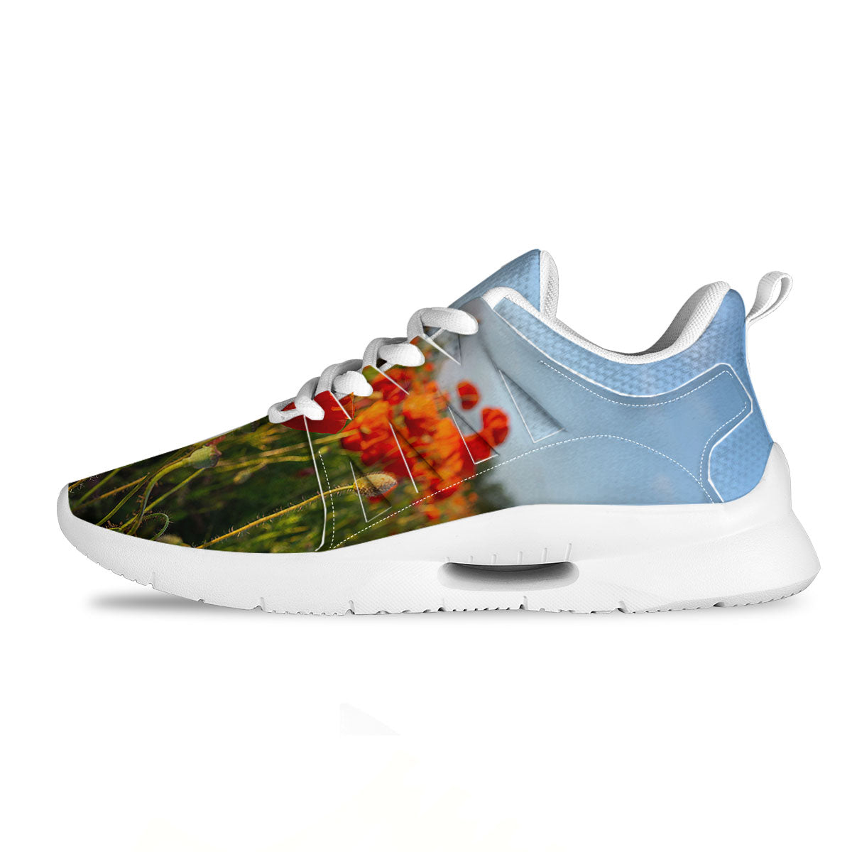 Remembrance Poppy Day Print Tennis Shoes-grizzshop
