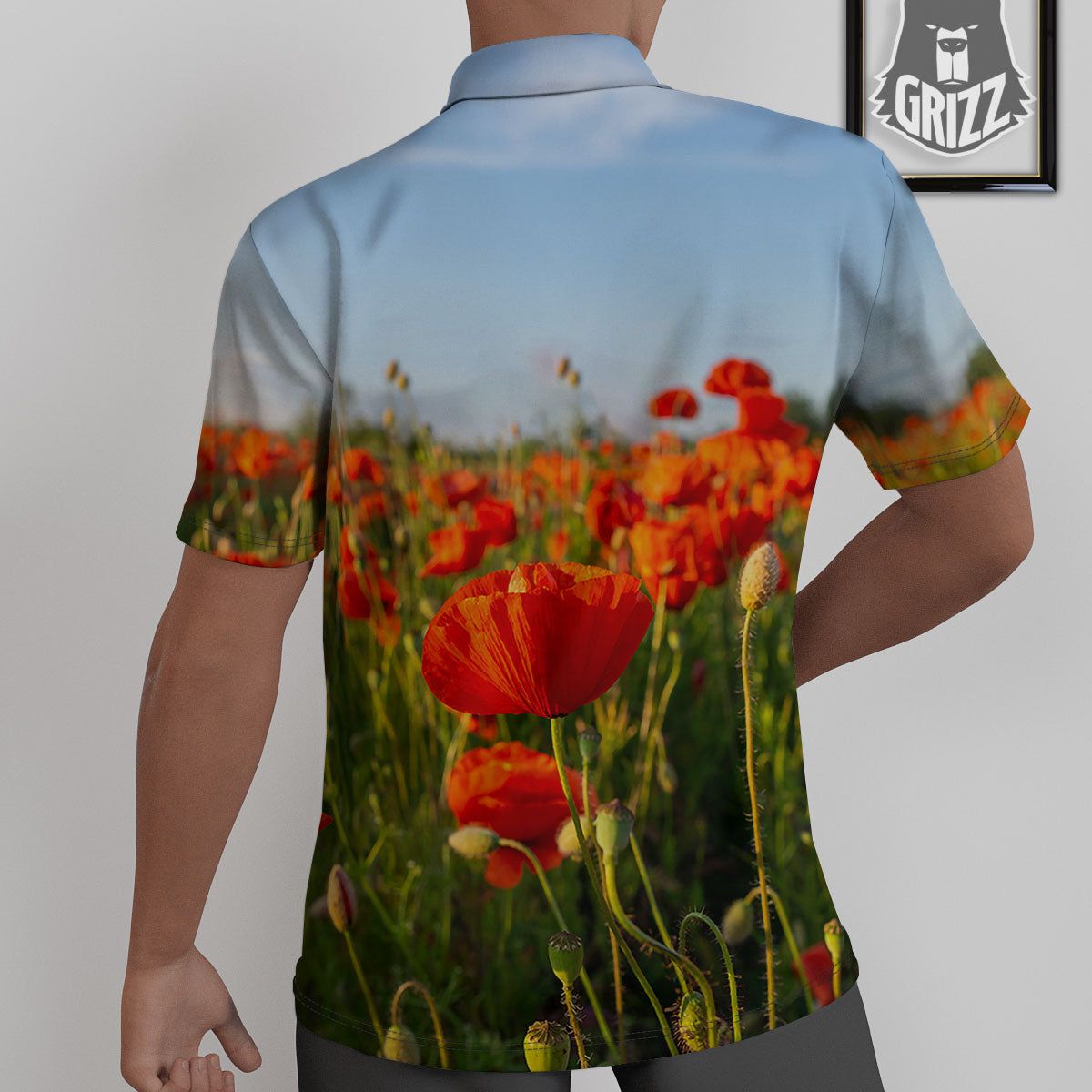 Remembrance Poppy Day Print Untucked Shirts-grizzshop