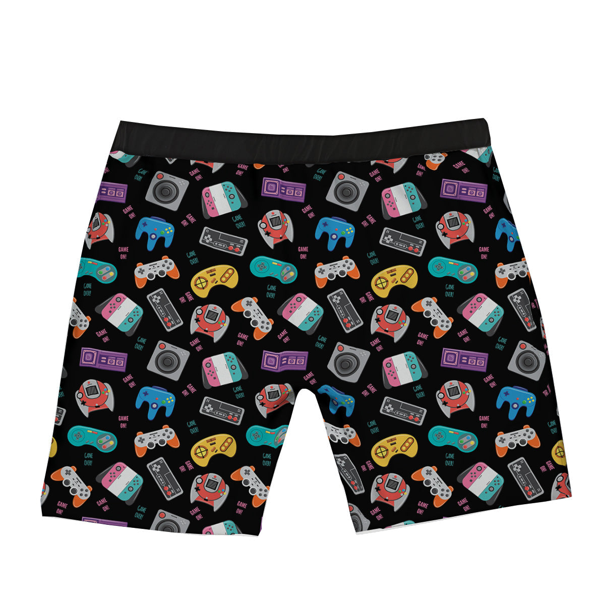 Retro Video Game Controller Print Pattern Boxer Briefs-grizzshop