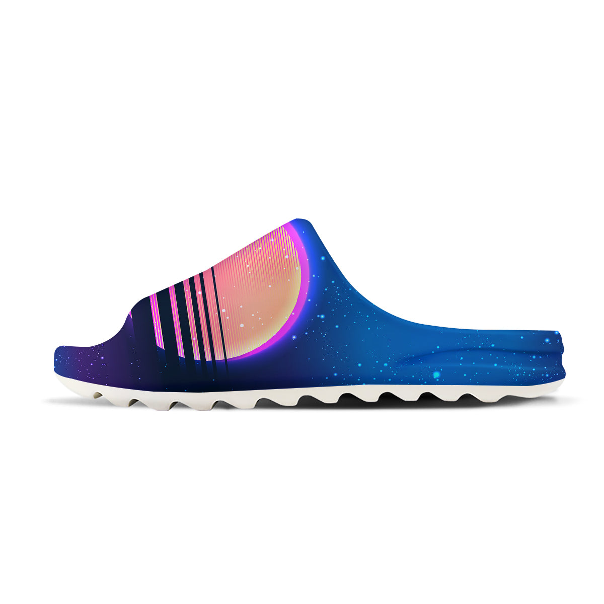 Retro Vintage Sun Print Sandals-grizzshop