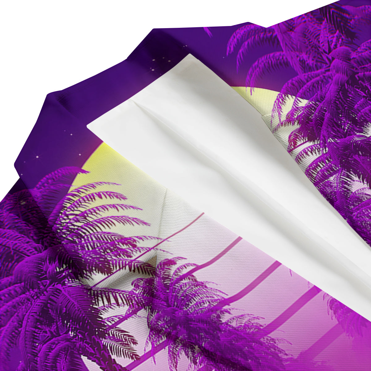 Riding Motorcycle Retro Purple Print Men's Blazer-grizzshop