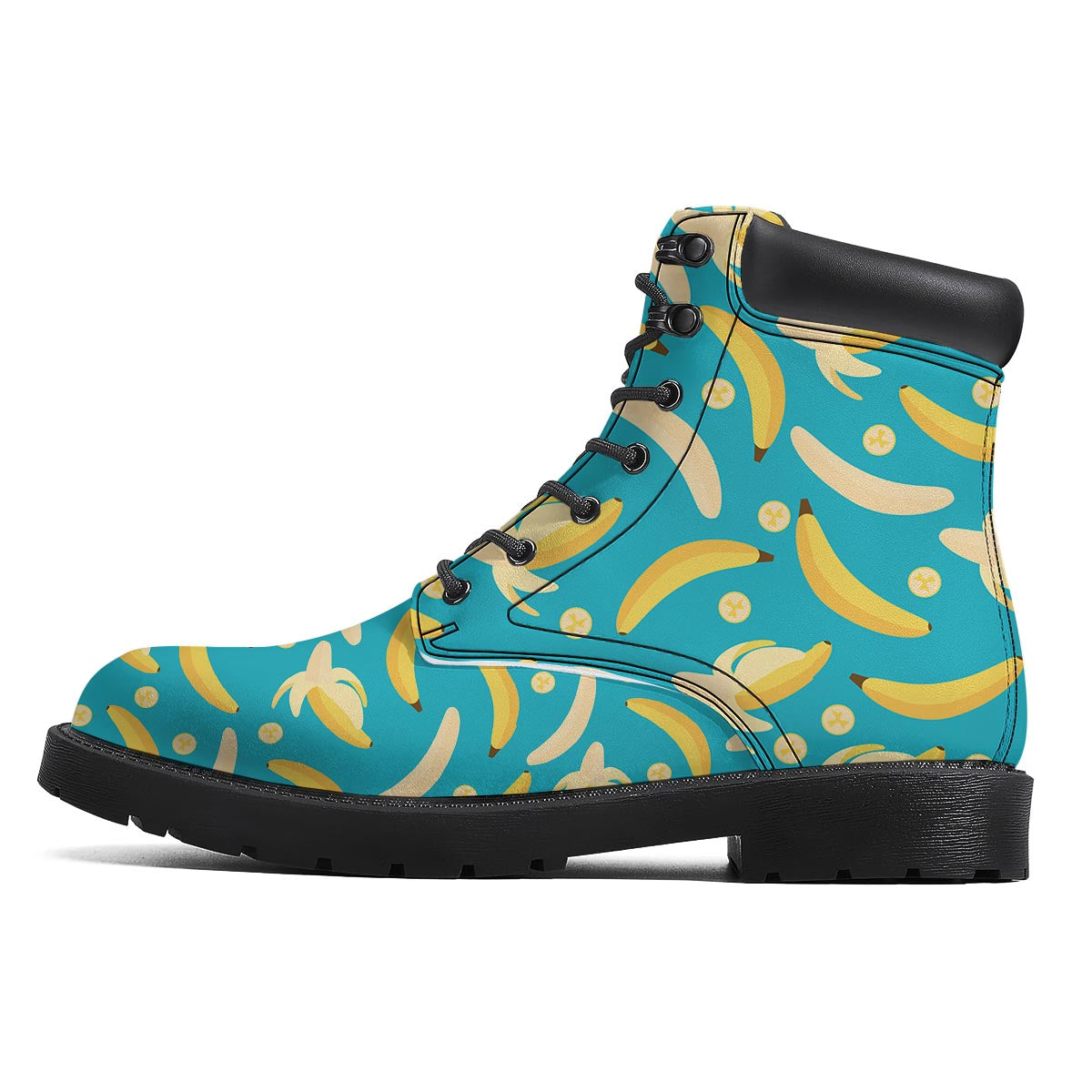 Ripe Banana Print Pattern Boots-grizzshop