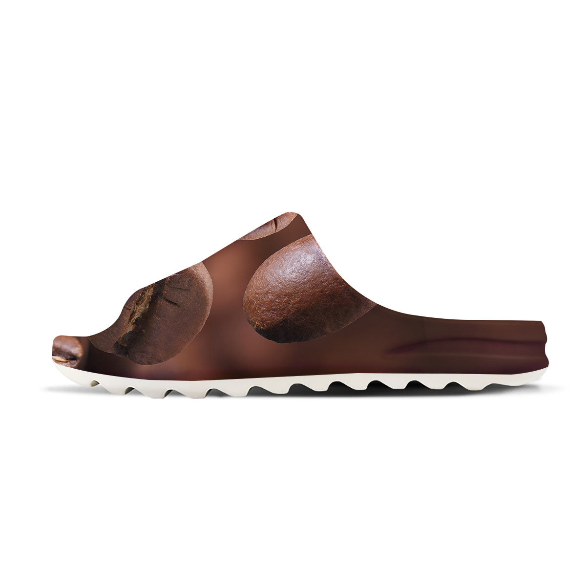 Roasted Coffee Bean Print Sandals-grizzshop