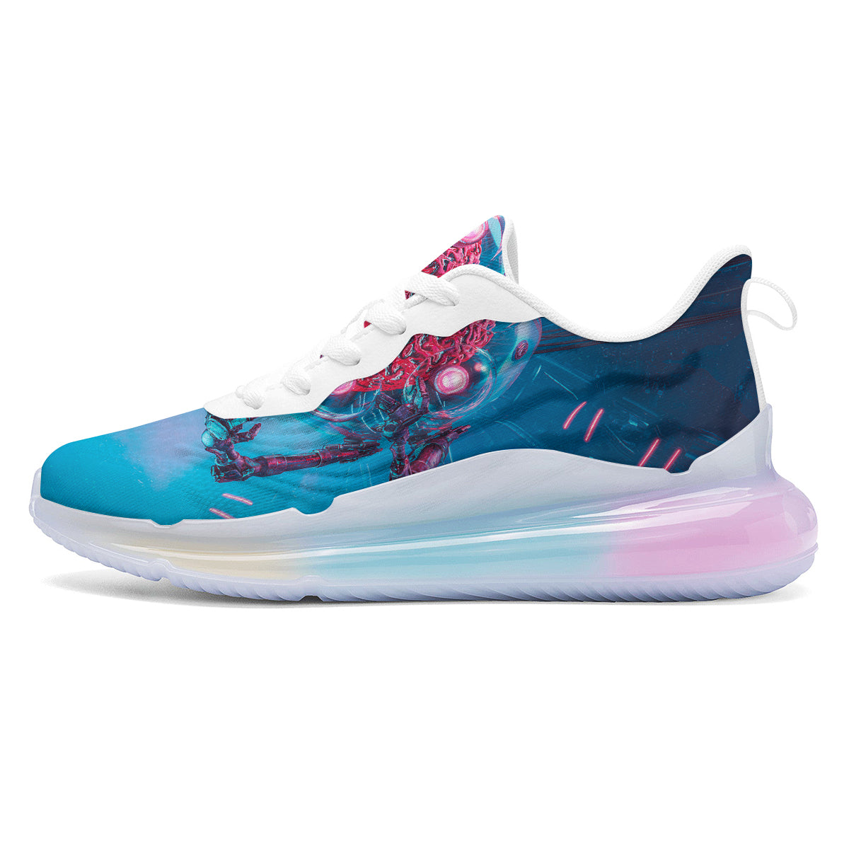 Robot Brain Machine Print Running Sneakers-grizzshop