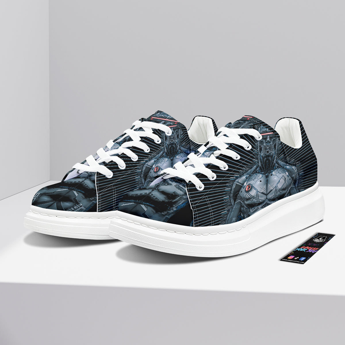 Robot Connection Print Platform Shoes-grizzshop