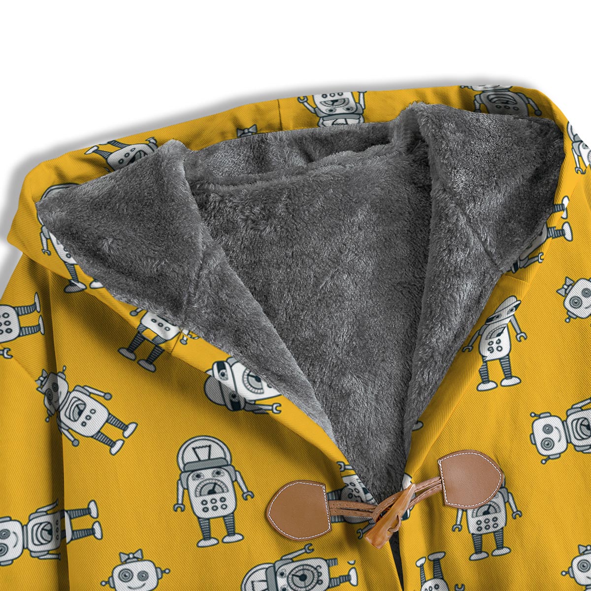 Robot Servant Print Pattern Men's Windbreaker Jacket-grizzshop