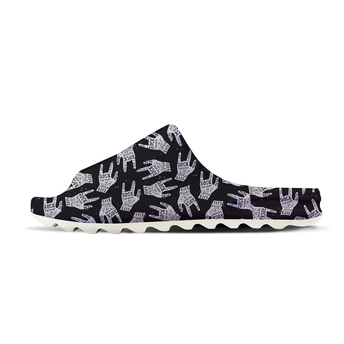 Rock And Roll Vintage Style Print Pattern Sandals-grizzshop