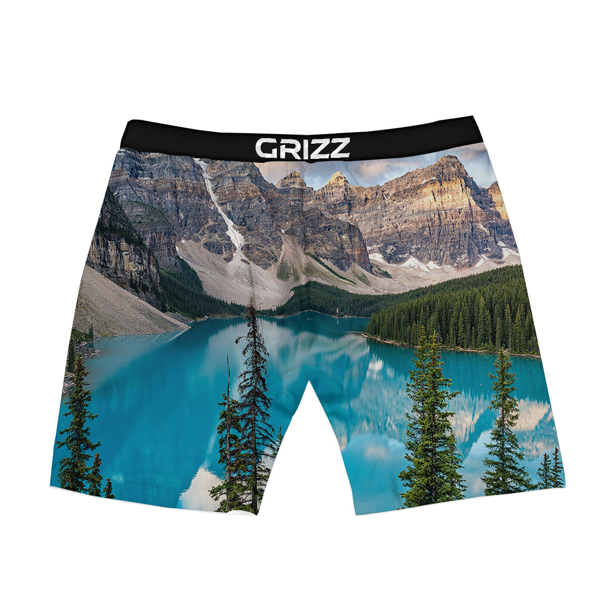 Rocky Mountain Print Boxer Briefs-grizzshop