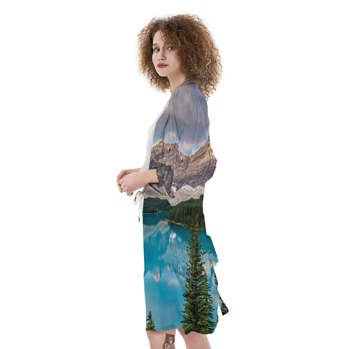 Rocky Mountain Print Kimono-grizzshop