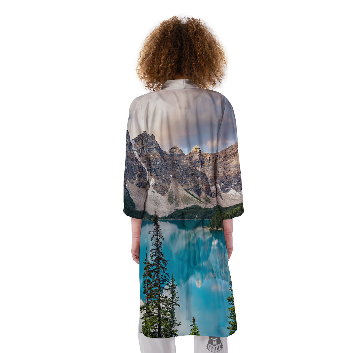 Rocky Mountain Print Kimono-grizzshop