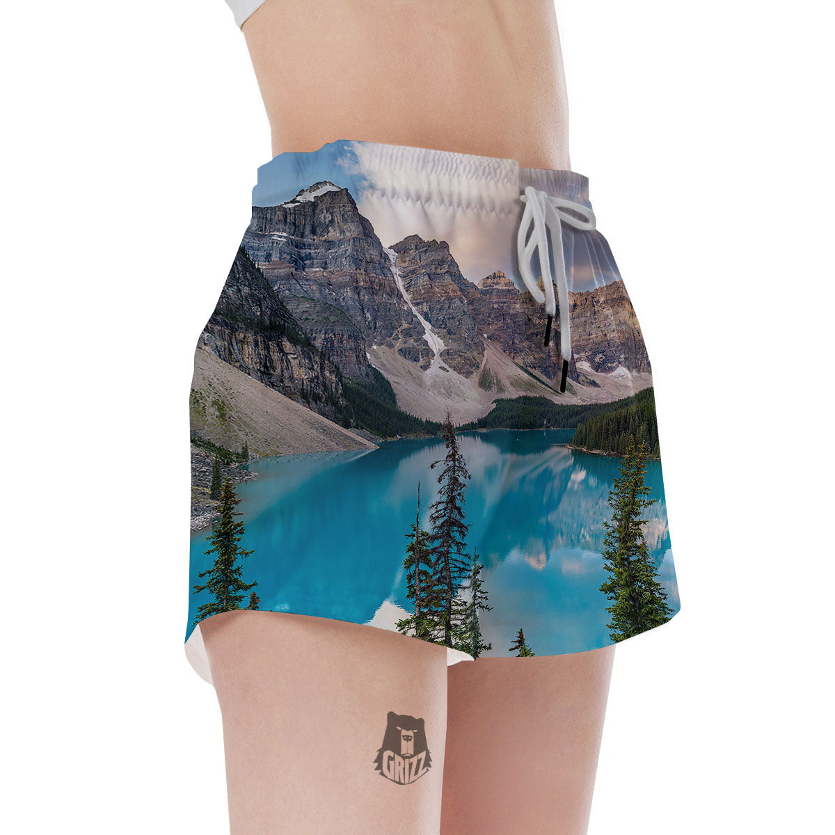 Rocky Mountain Print Women's Shorts-grizzshop