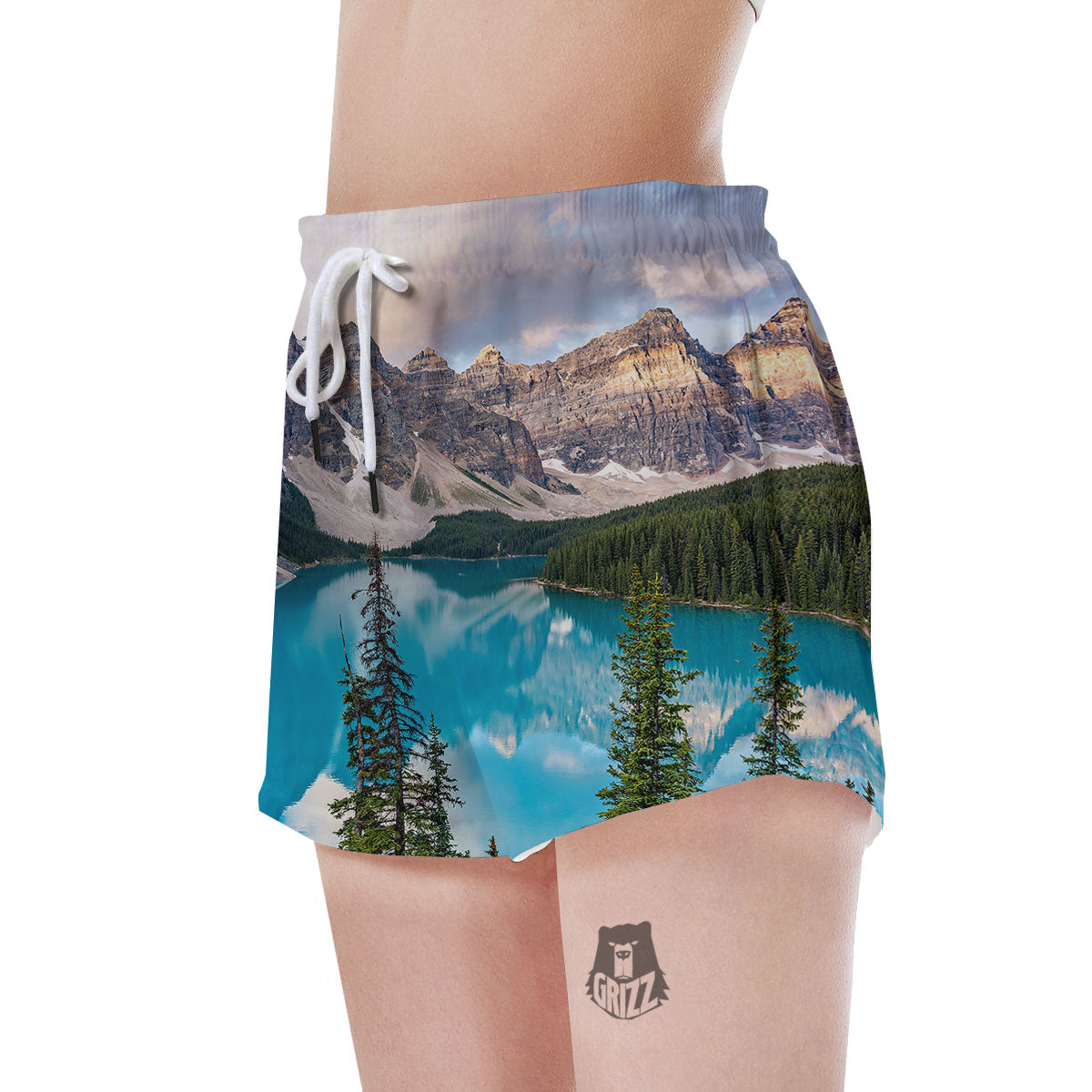 Rocky Mountain Print Women's Shorts-grizzshop