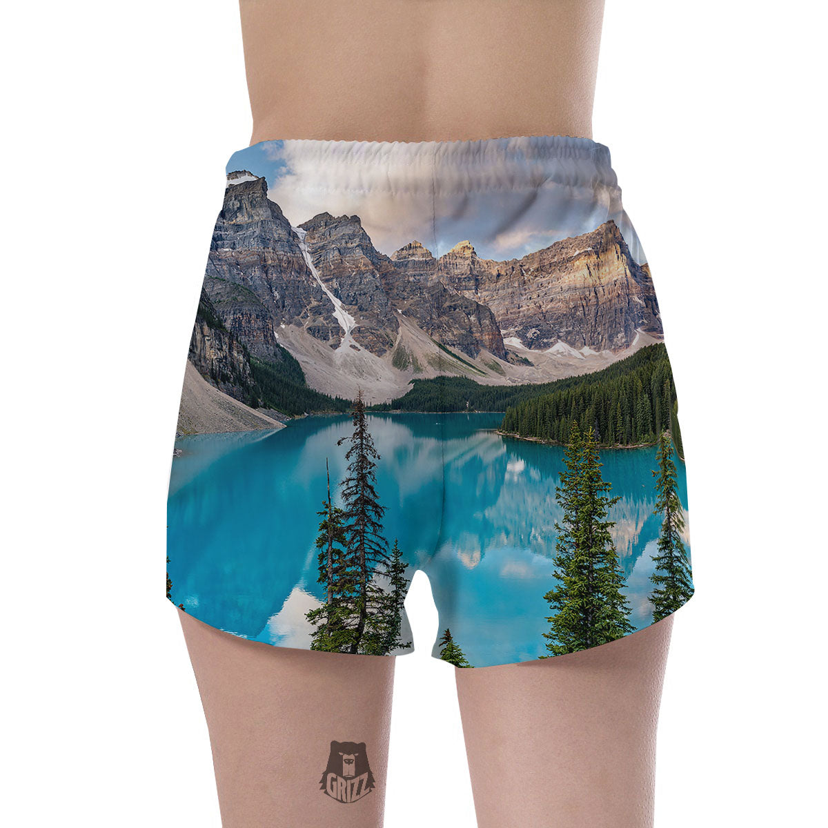 Rocky Mountain Print Women's Shorts-grizzshop
