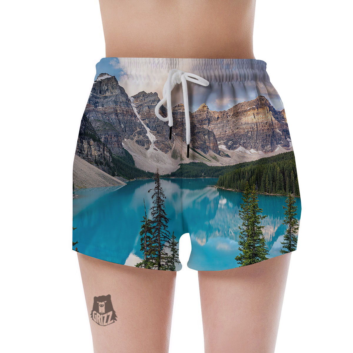 Rocky Mountain Print Women's Shorts-grizzshop