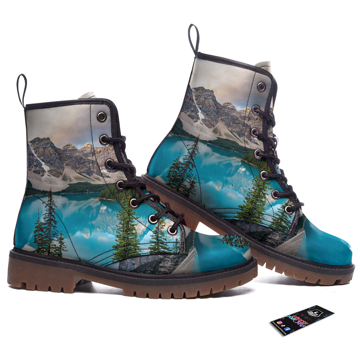 Rocky Mountain Print Work Boots-grizzshop