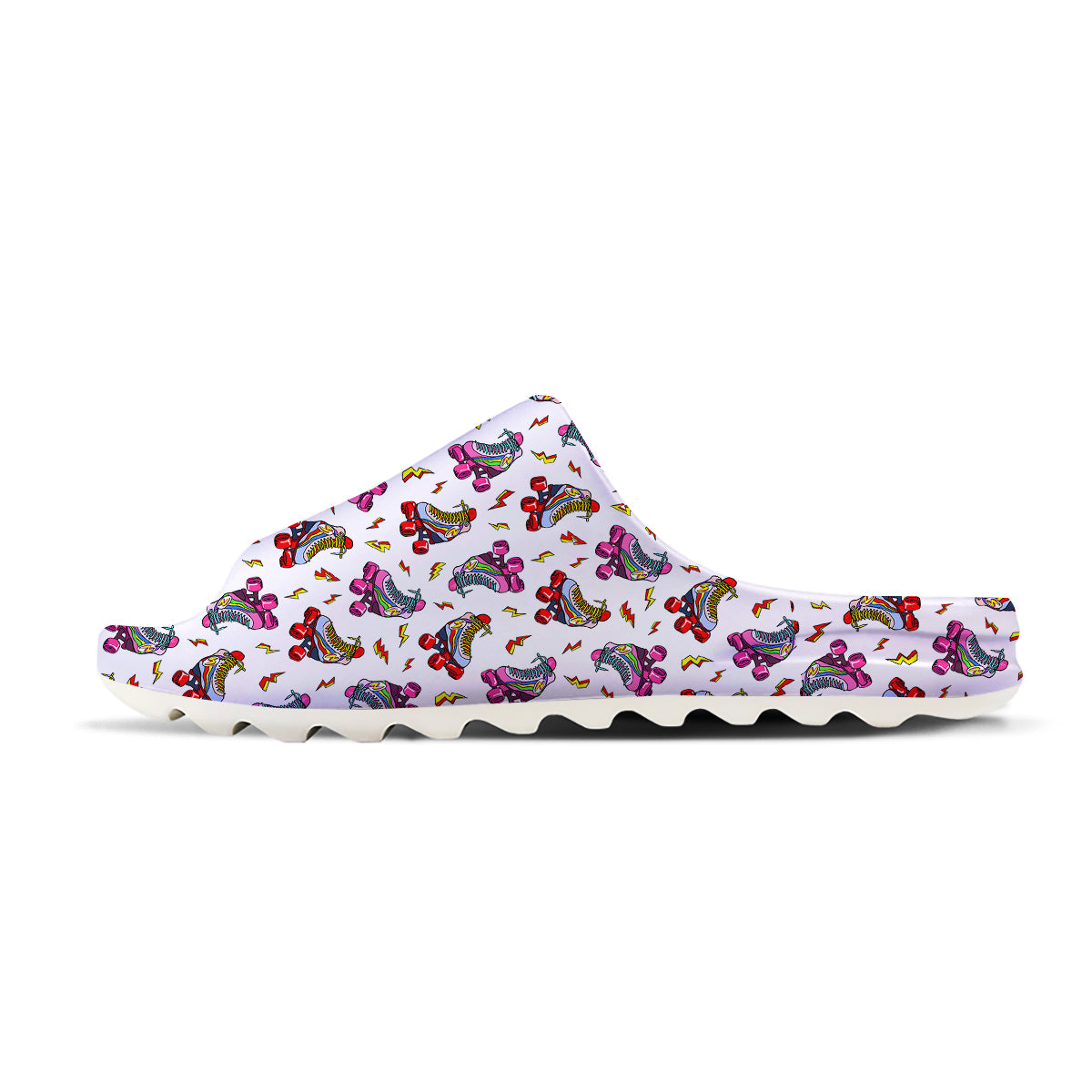 Roller Skates Lightning Print Pattern Sandals-grizzshop