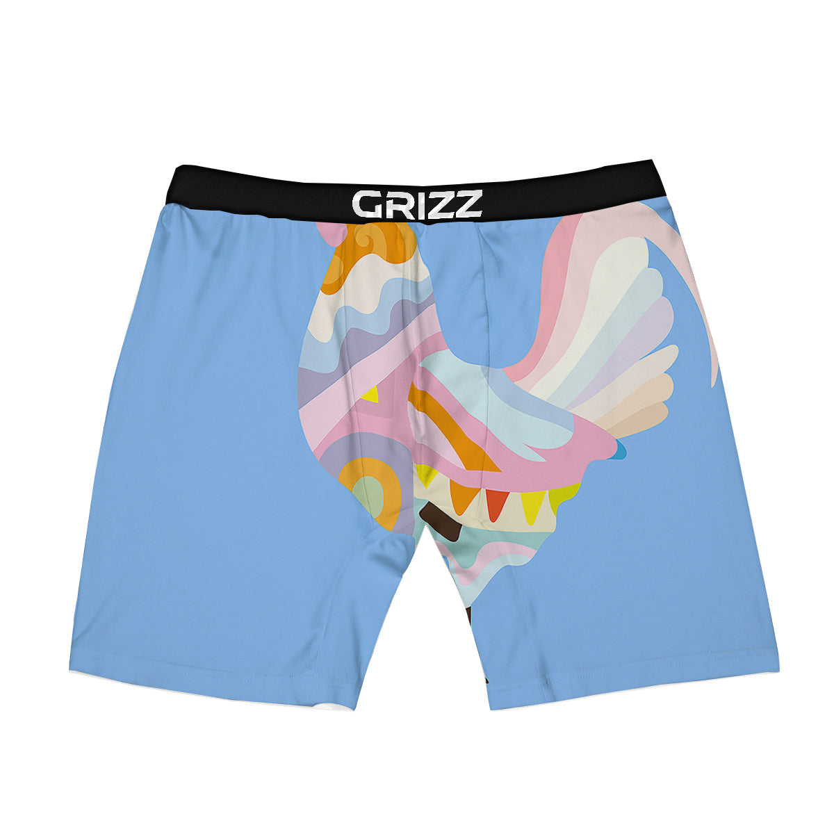 Rooster Colorful Print Boxer Briefs