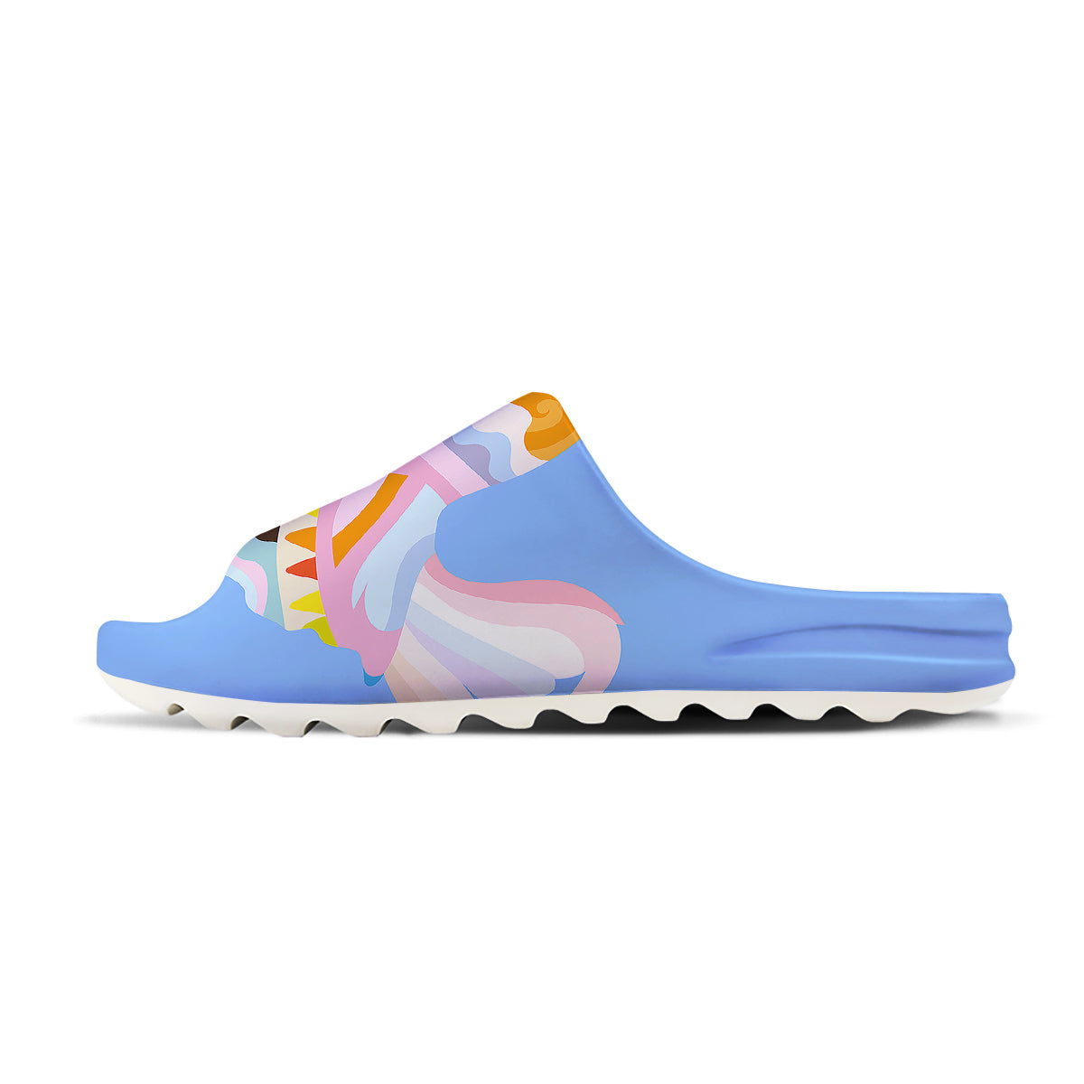 Rooster Colorful Print Sandals-grizzshop