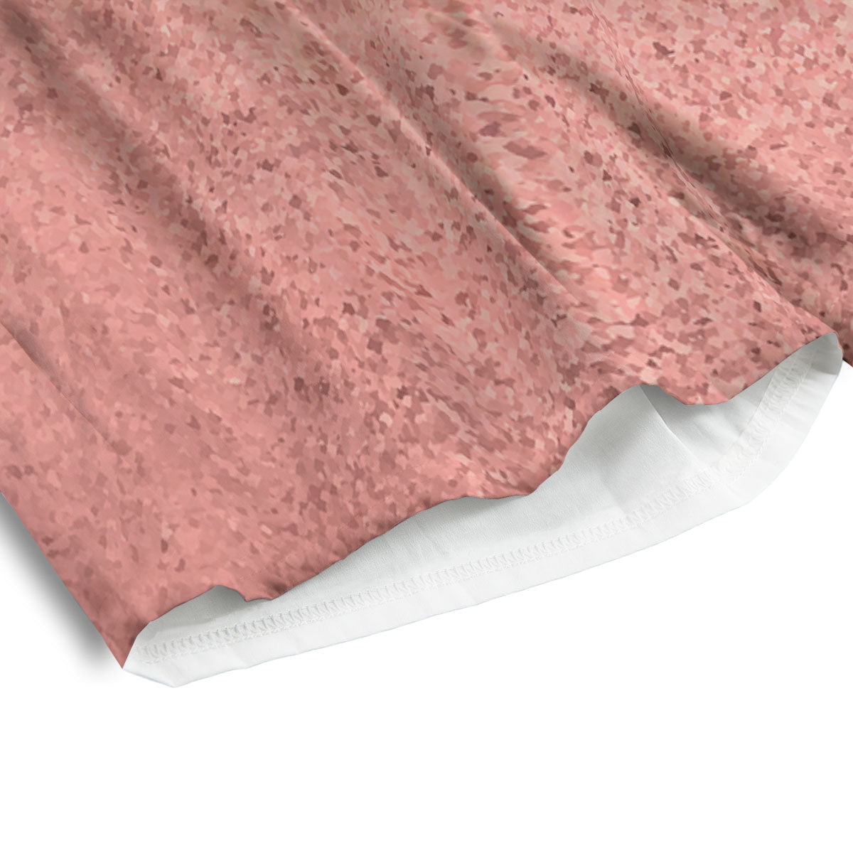 Rose Gold Texture Print Men's Athletic Shorts