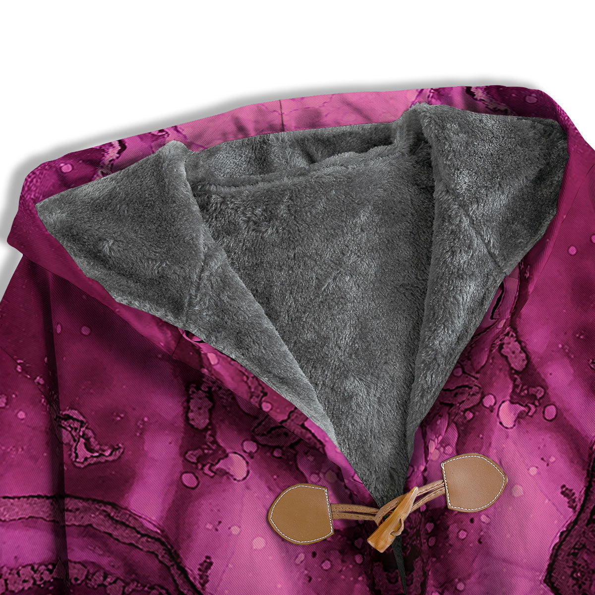 Rose Kaleidoscope Pink Print Men's Windbreaker Jacket-grizzshop