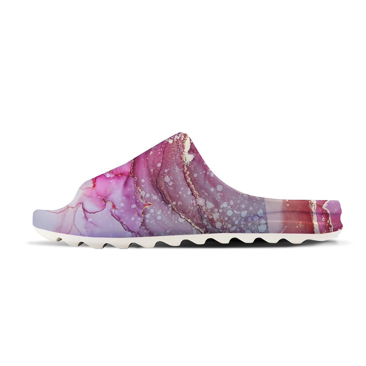 Rose Gold Marble Print Sandals-grizzshop