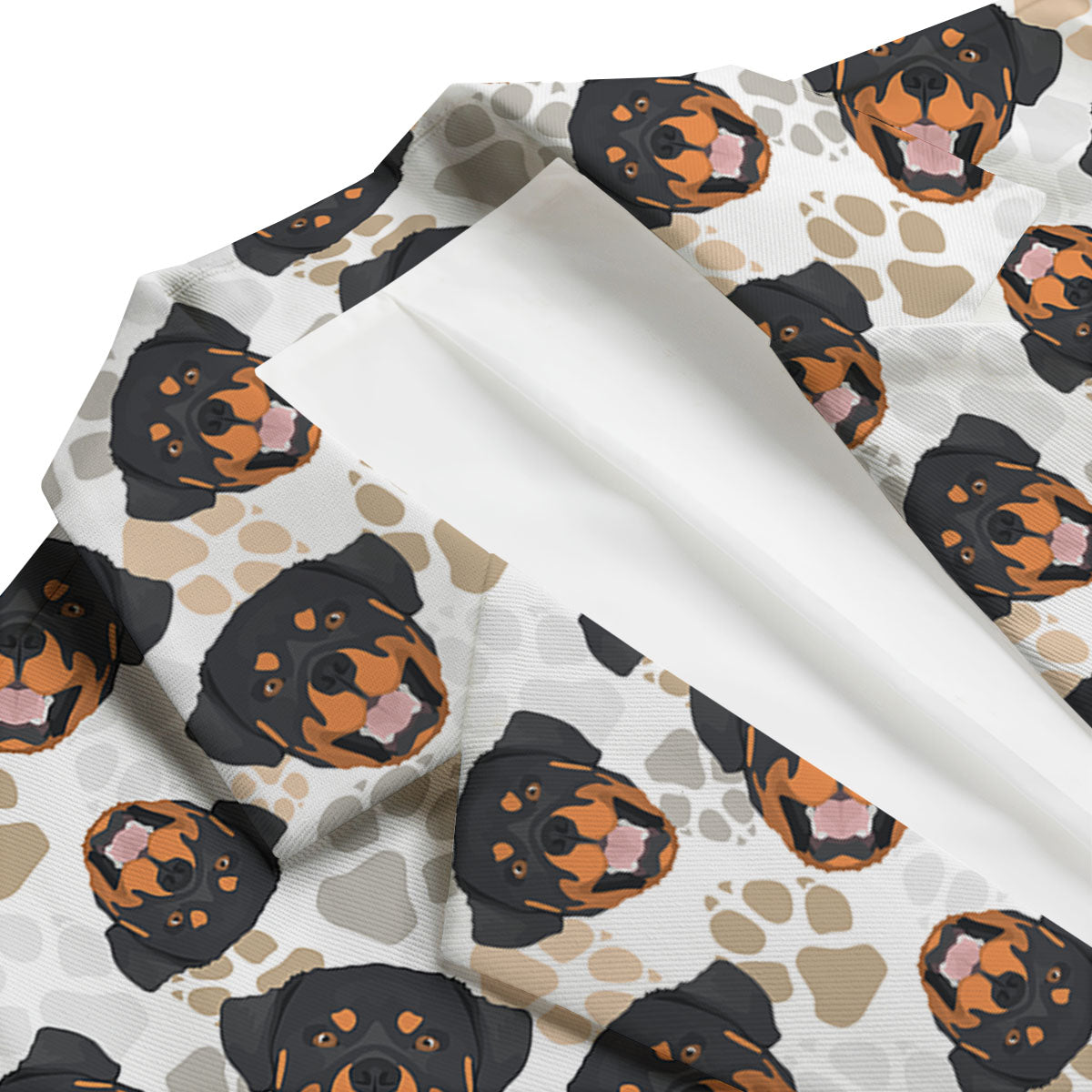 Rottweiler Print Pattern Men's Blazer-grizzshop